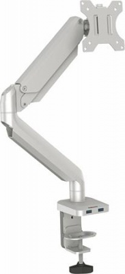 Monitortartó kar, egy monitorhoz, FELLOWES "Platinum Series™Single", ezüst