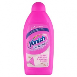 Szőnyegtisztító sampon, kézi, 0,5 l, VANISH "Oxi Action"