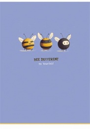 Füzet, tűzött, A4, vonalas, 80 lap, SHKOLYARYK "Bee Different", vegyes